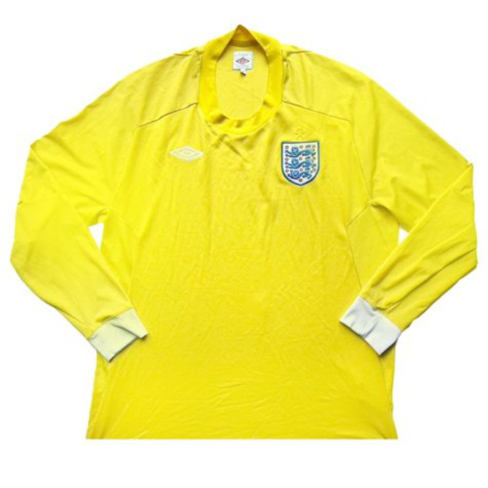 England 2010-11 Goalkeeper Long Sleeve Shirt (M) (Excellent) (Foster 1)