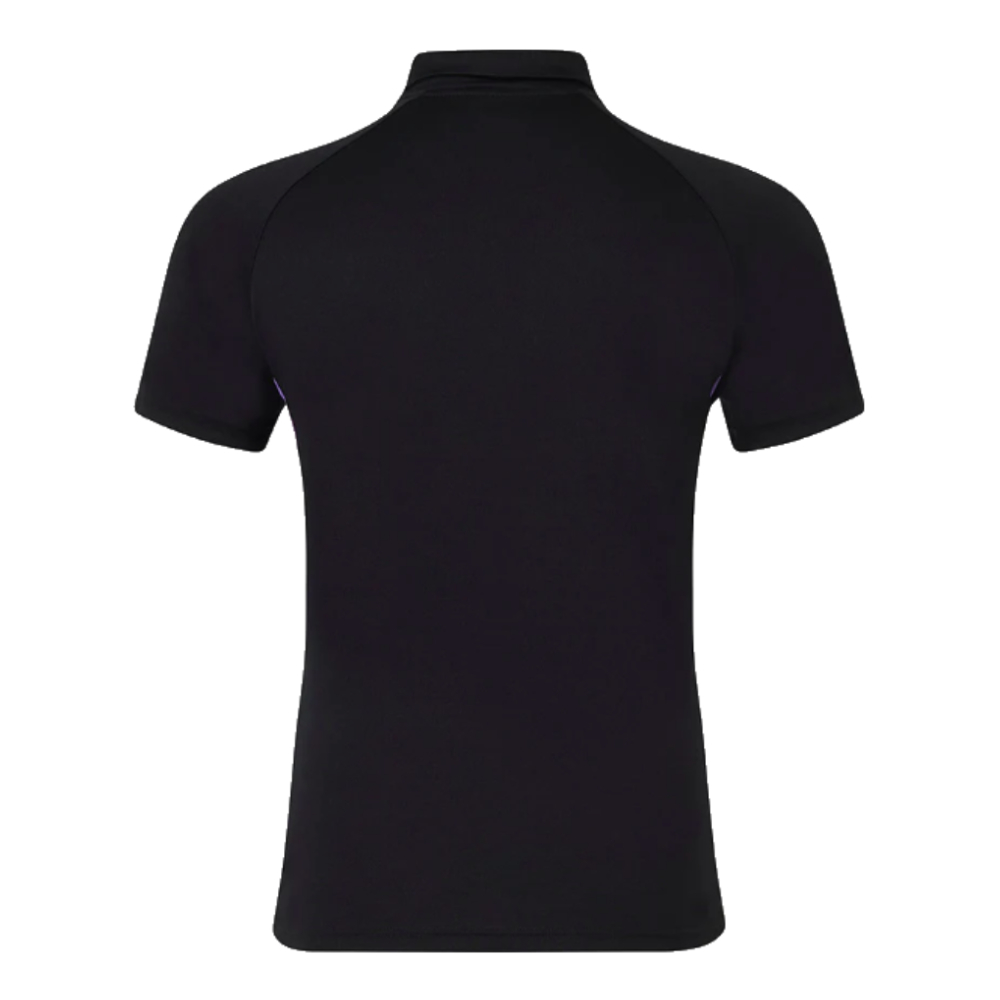 2024 England Cricket Presentation Polo Shirt (Black)