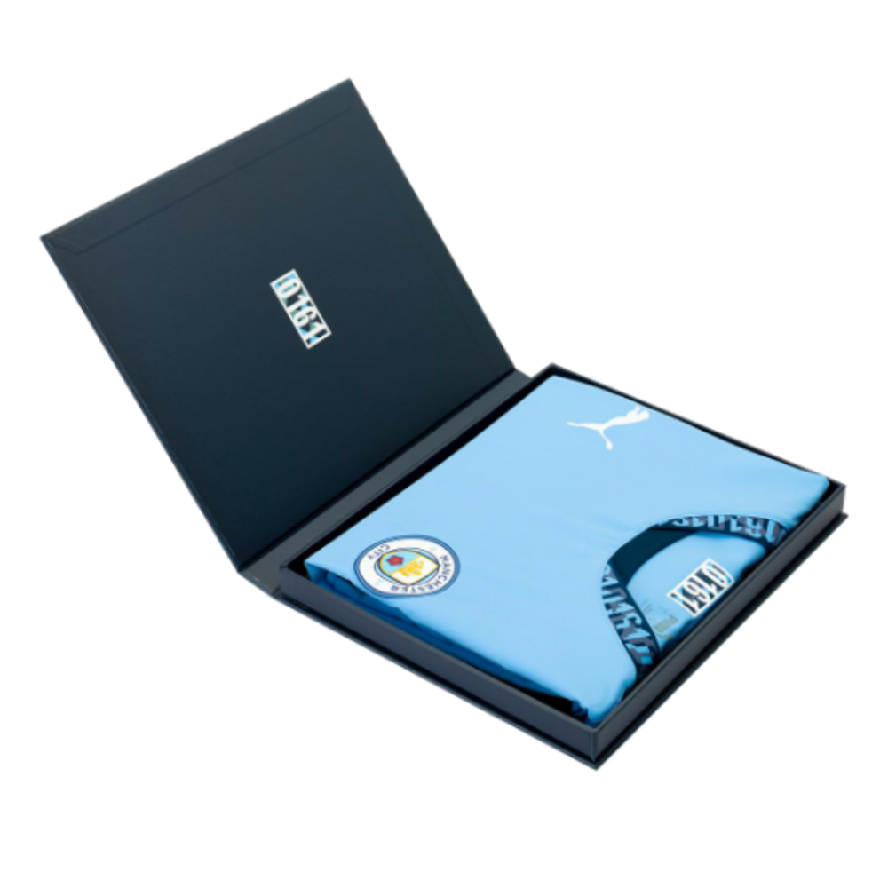 2024-2025 Man City Home Authentic Shirt with packaging (Kelly 9)