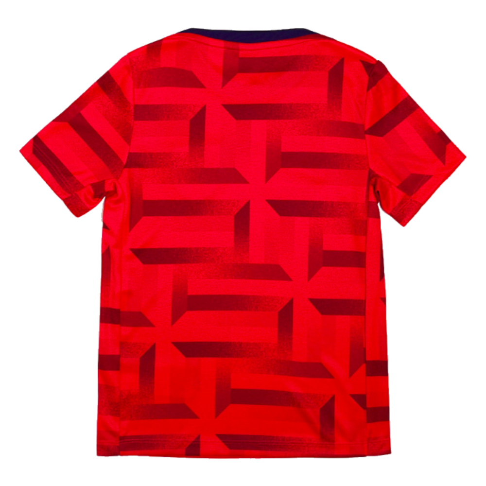 2024-2025 England Academy Pro Pre-Match Top (Siren Red) - Kids (Lineker 10)