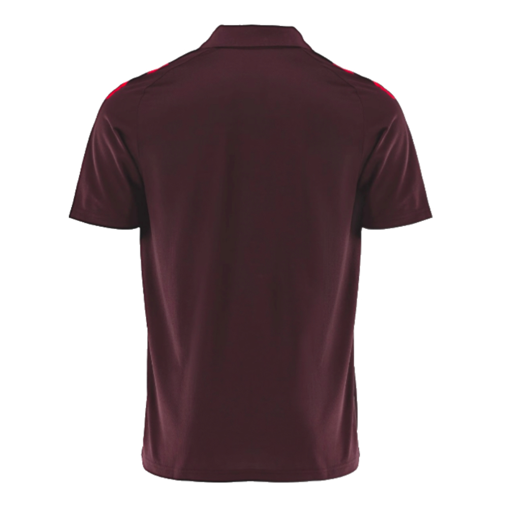 2024-2025 Bayern Munich Polo Shirt (Shadow Maroon)