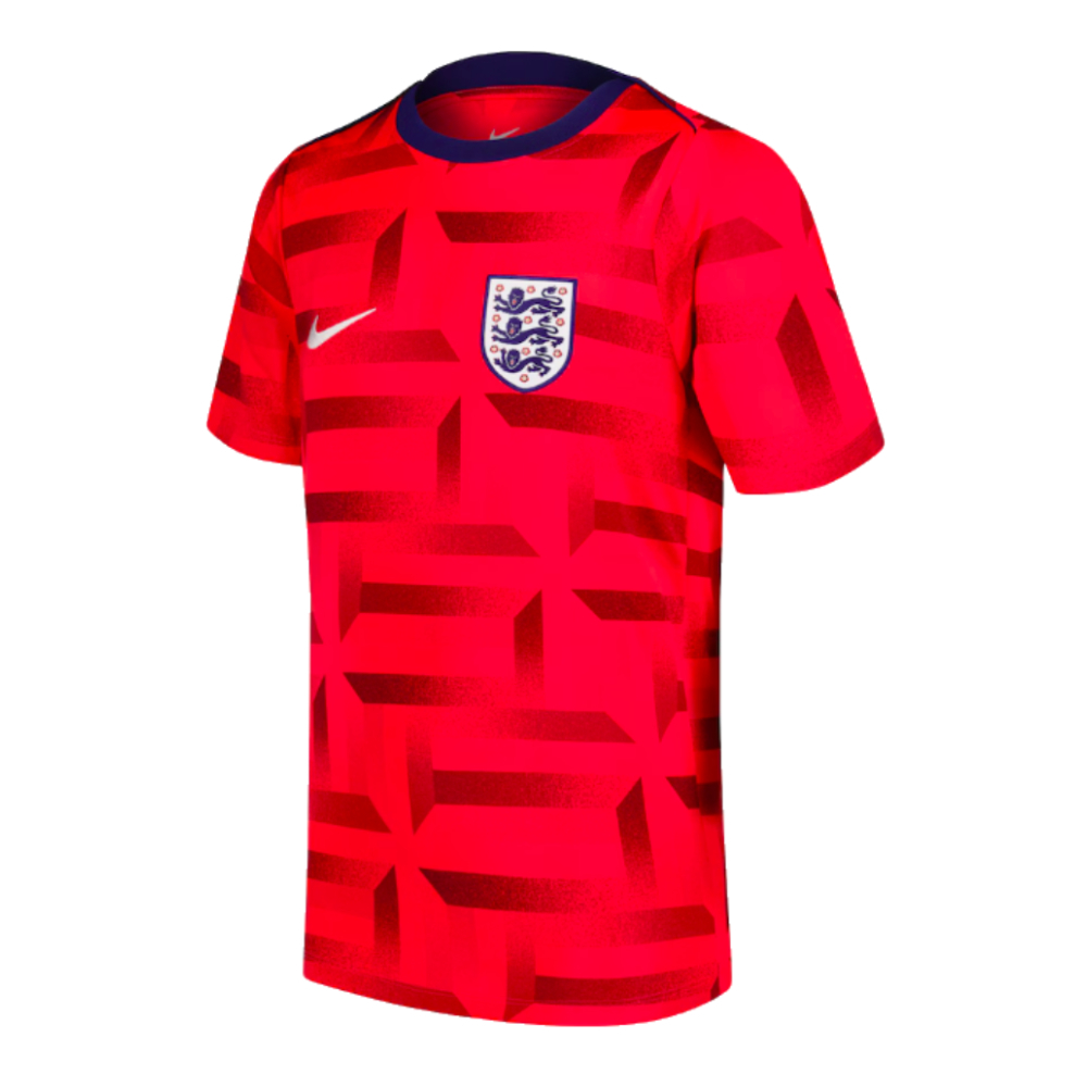 2024-2025 England Dri-FIT Pre-Match Shirt (Red) (Gordon 18)