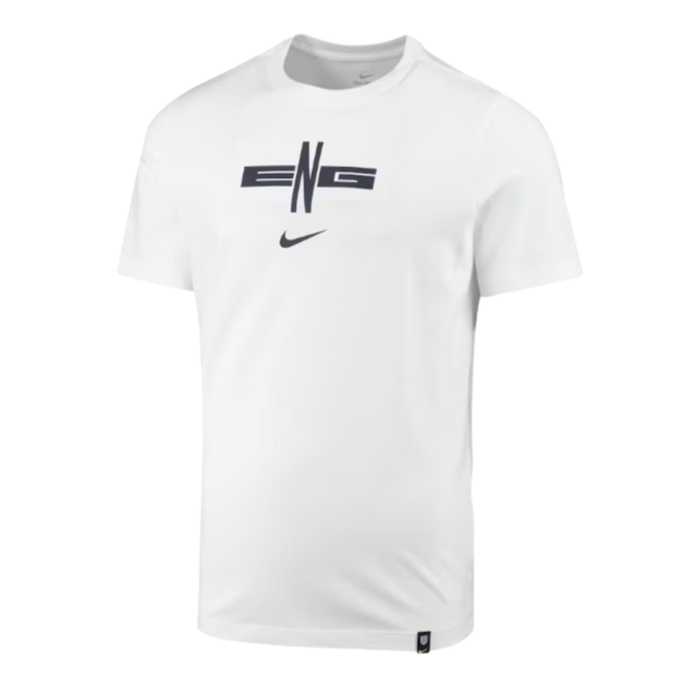 2024-2025 England Soccer T-Shirt (White) (Lineker 10)