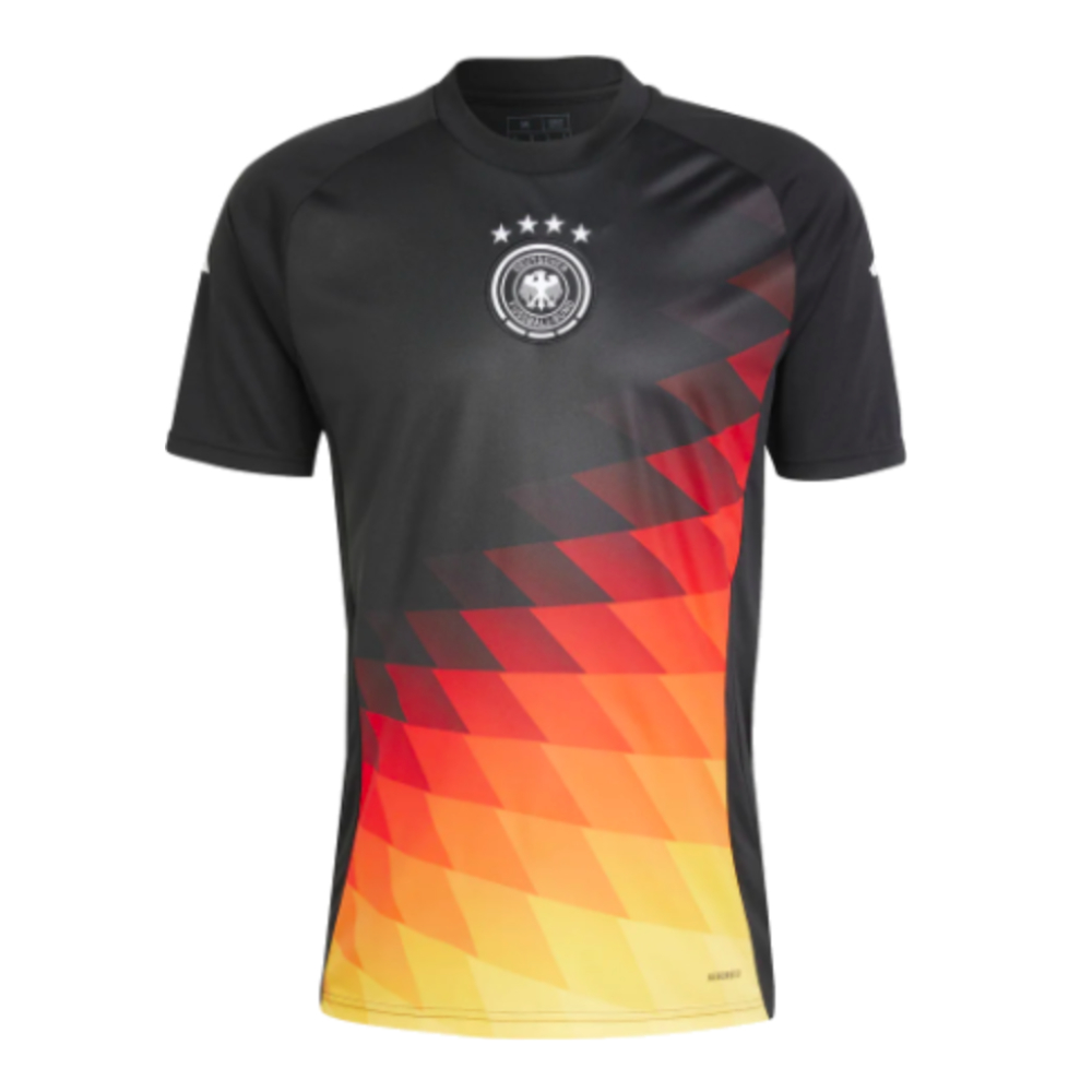 2024-2025 Germany Pre-Match Shirt (Black) (Fullkrug 9)