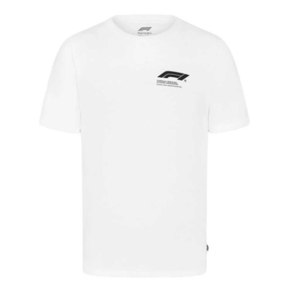 2024 Formula 1 F1 FW Car Graphic T-Shirt (White)