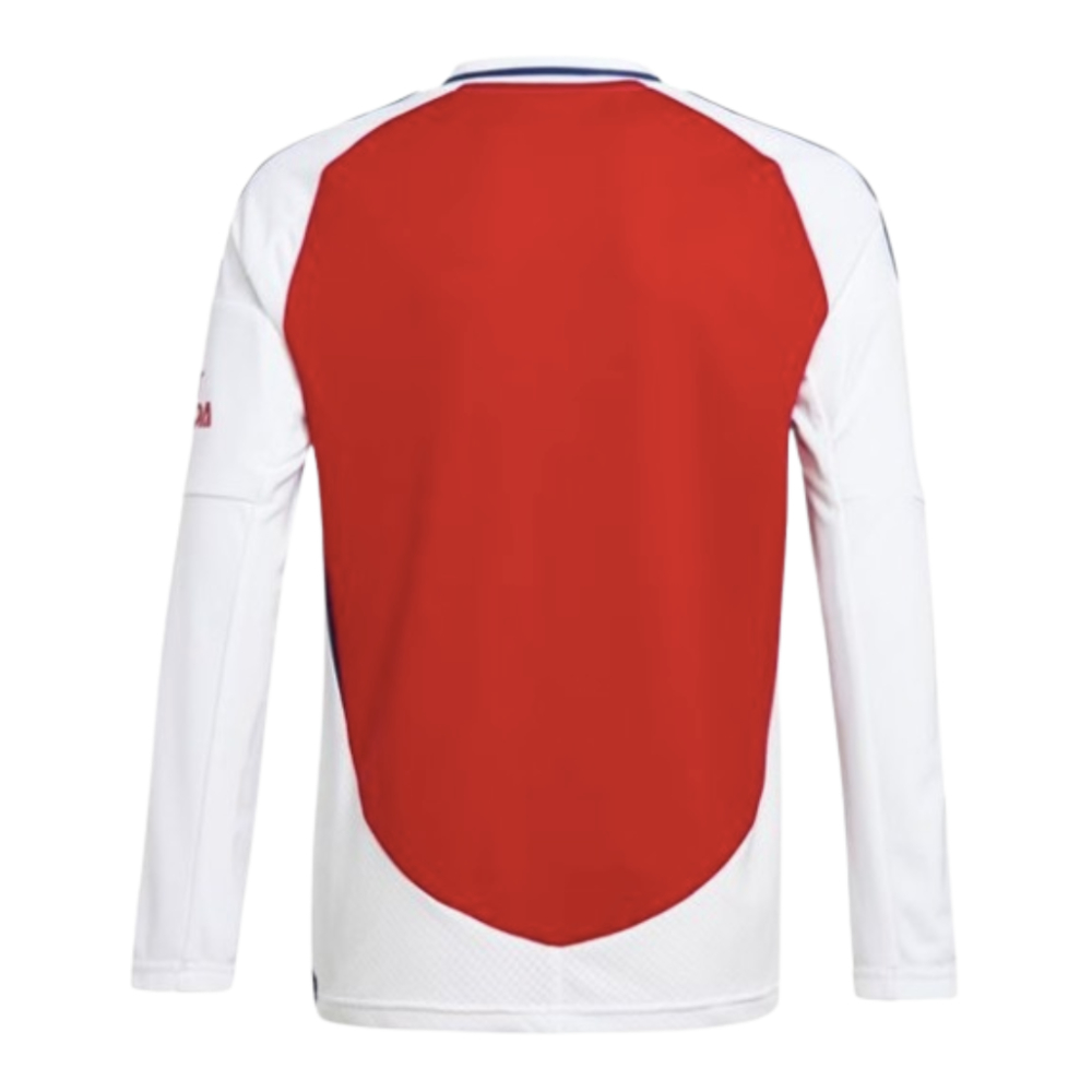 2024-2025 Arsenal Long Sleeve Home Shirt (Kids) (Odegaard 8)