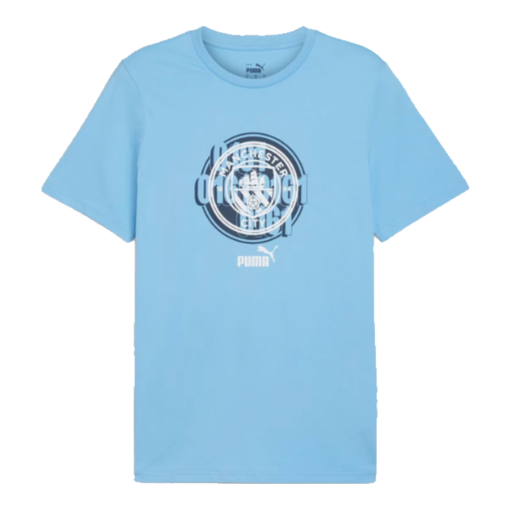 2024-2025 Man City ftblCulture Tee (Light Blue) (Toure Yaya 42)