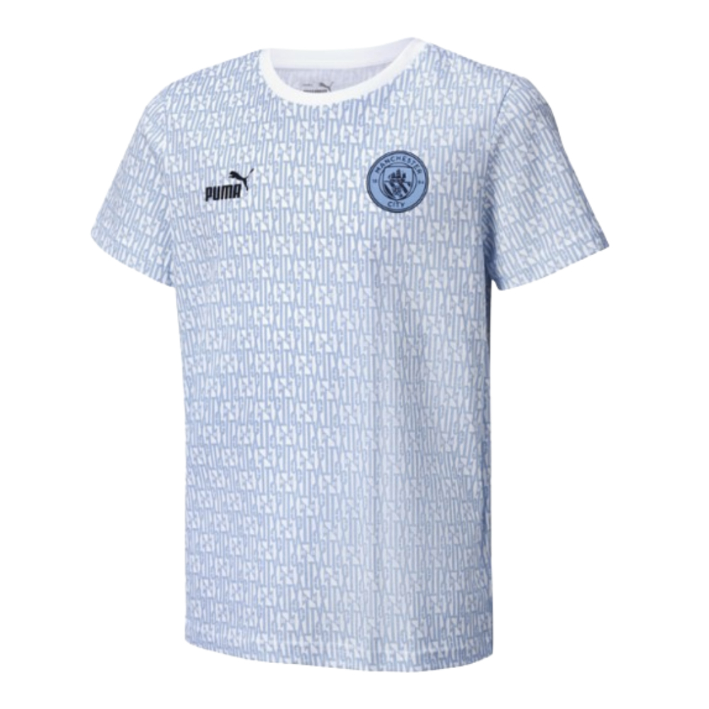 2024-2025 Man City ftblCulture Tee AOP (Light Blue) (Greenwood 5)