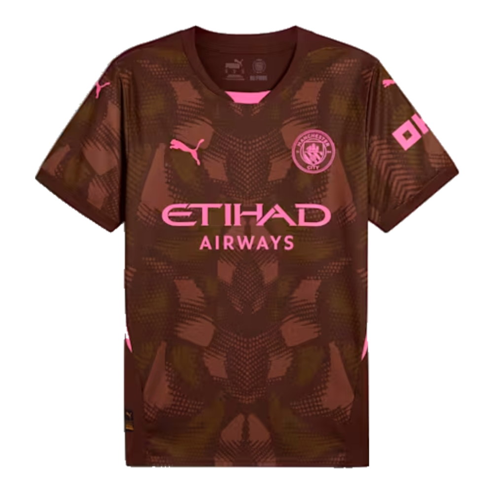 2024-2025 Man City Third Goalkeeper Shirt (Espresso Brown) (Ortega Moreno 18)