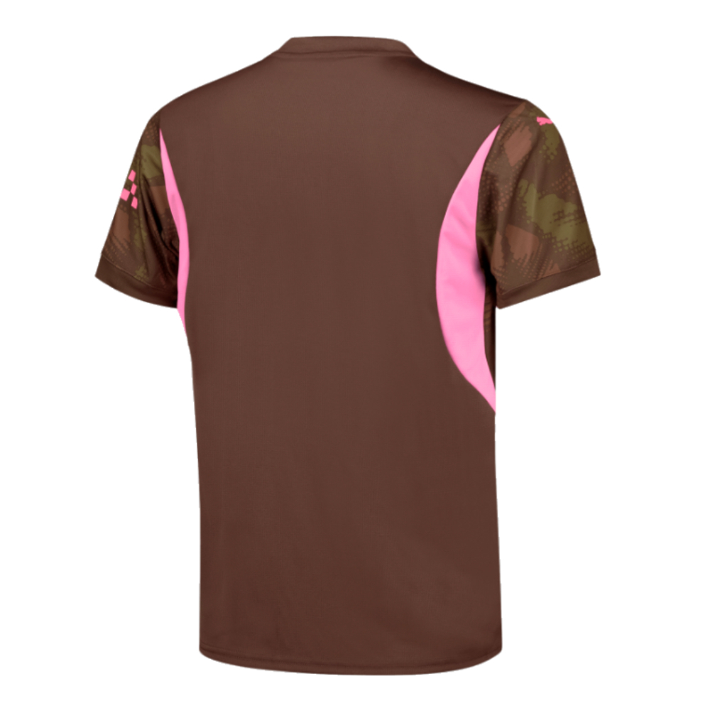 2024-2025 Man City Third Goalkeeper Shirt (Espresso Brown) - Kids (Trautmann 1)