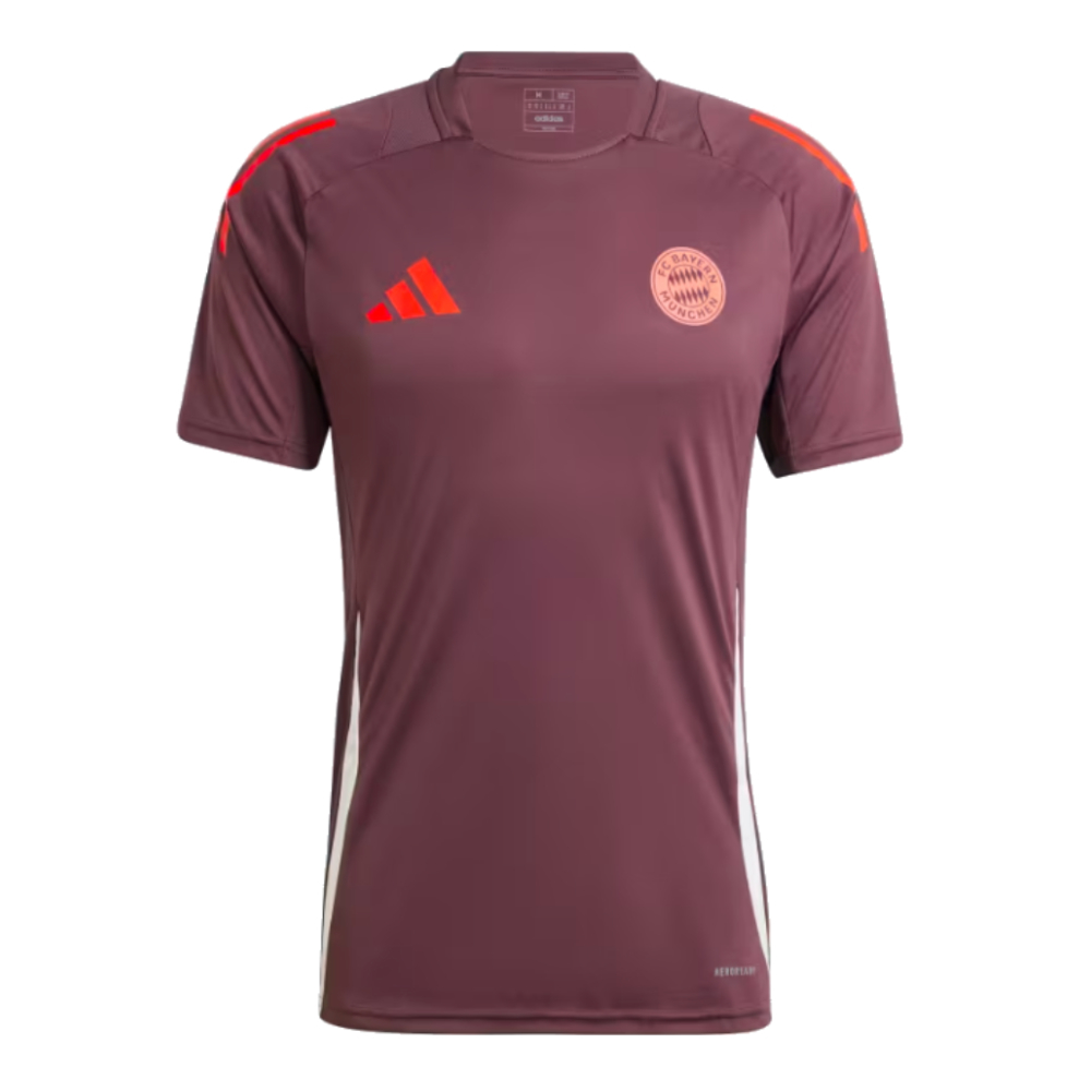 2024-2025 Bayern Munich Training Shirt (Shadow Maroon) (Bryan 17)