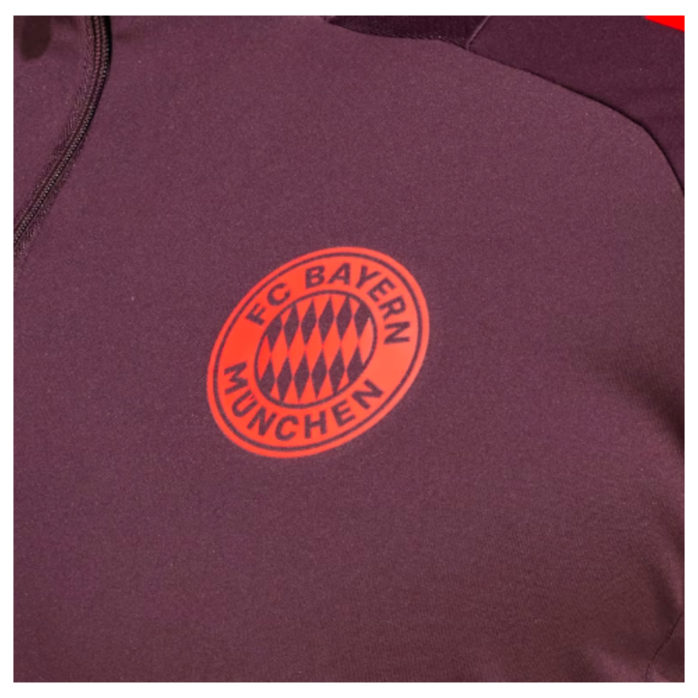 2024-2025 Bayern Munich Training Top (Shadow Maroon)