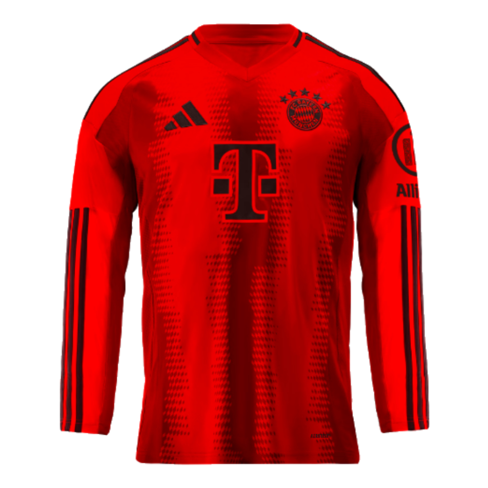 2024-2025 Bayern Munich Long Sleeve Home Shirt (Kids) (Musiala 42)