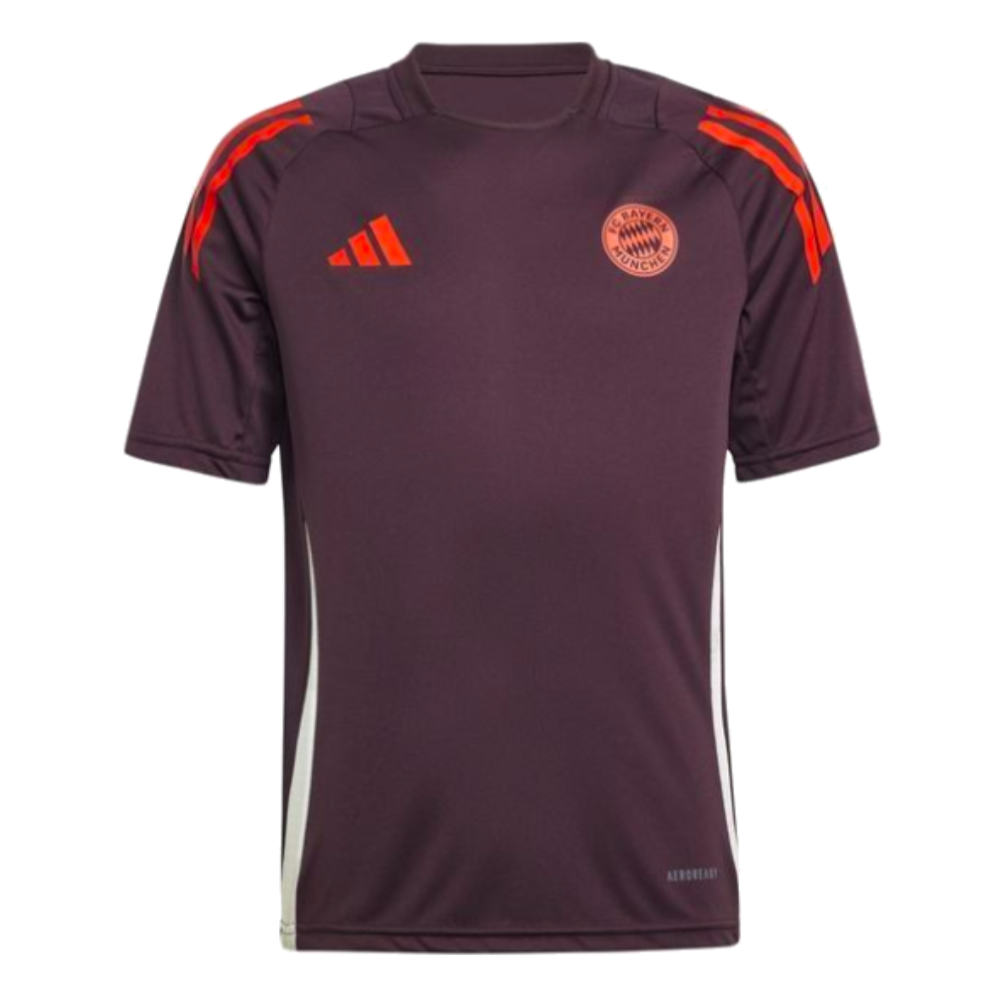 2024-2025 Bayern Munich Training Tee (Shadow Maroon) - Kids (Schweinsteiger 31)