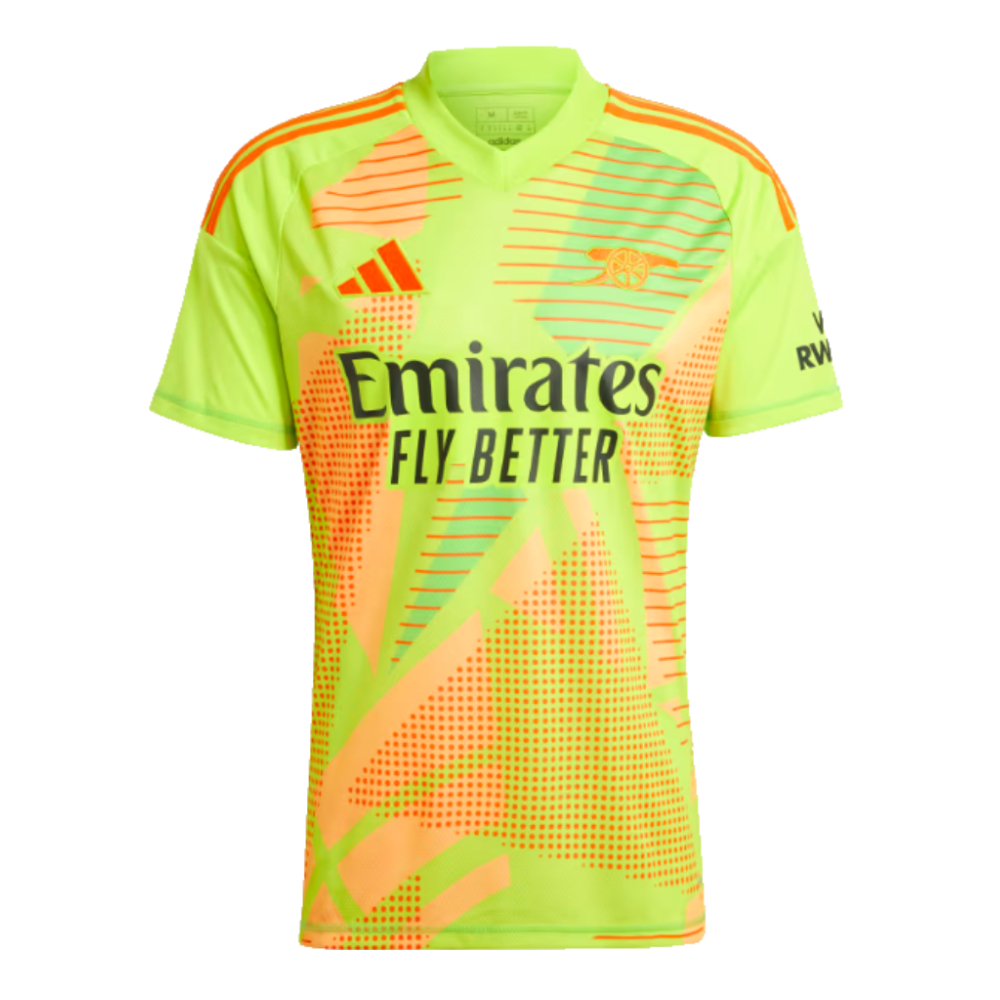 2024-2025 Arsenal Home Goalkeeper Shirt (Yellow) (Ramsdale 1)