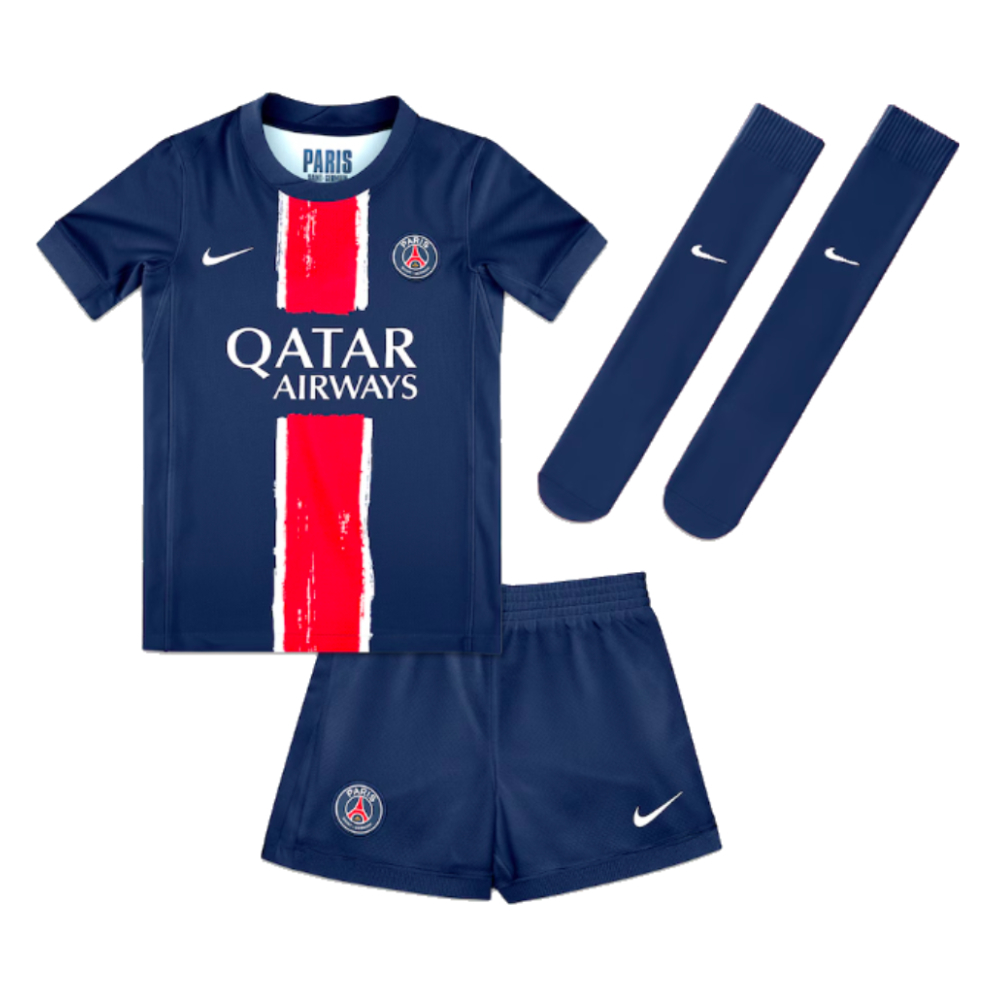 2024-2025 PSG Paris Saint Germain Home Mini Kit (Skriniar 37)