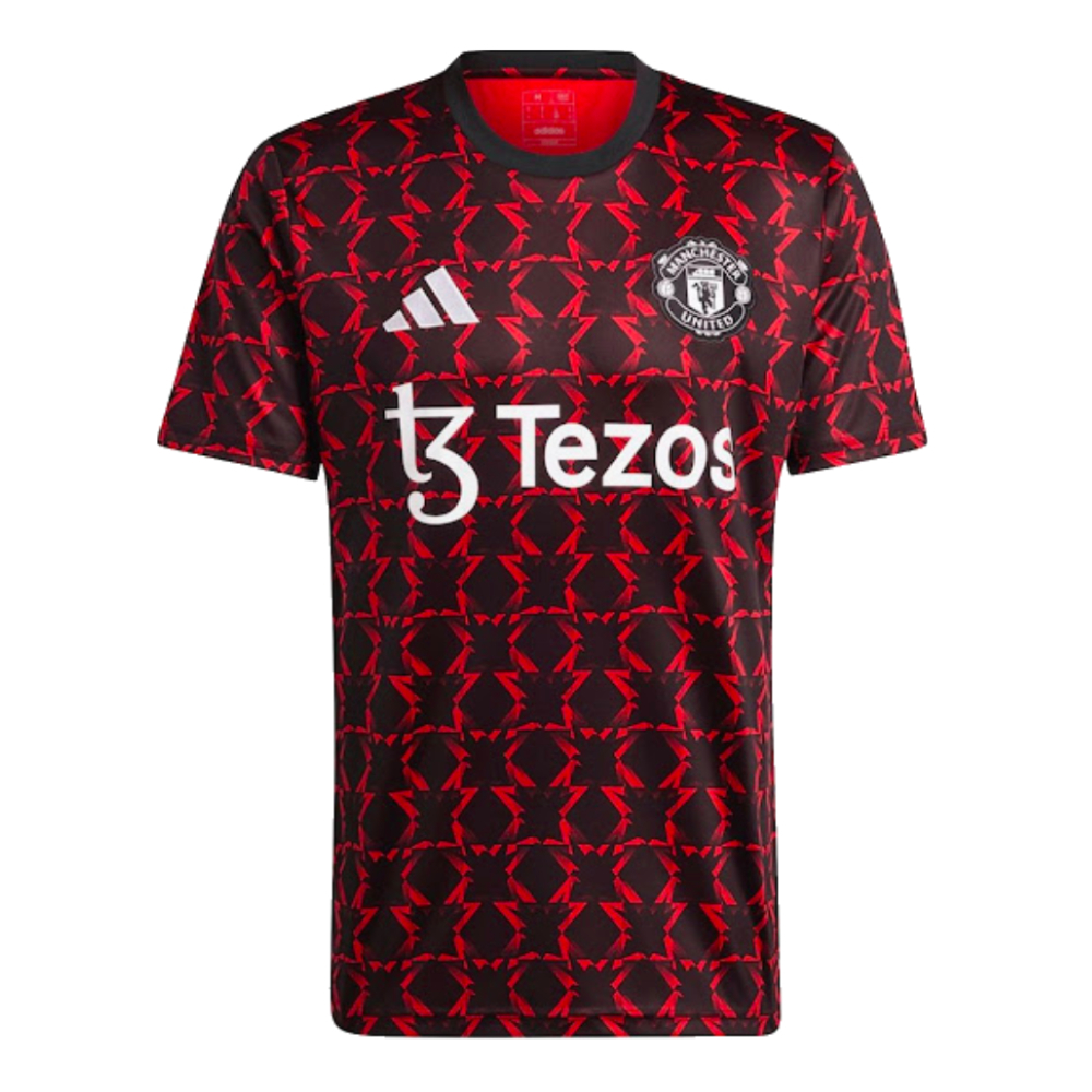 2024-2025 Man Utd Pre-Match Shirt (Black) (Thomas 9)