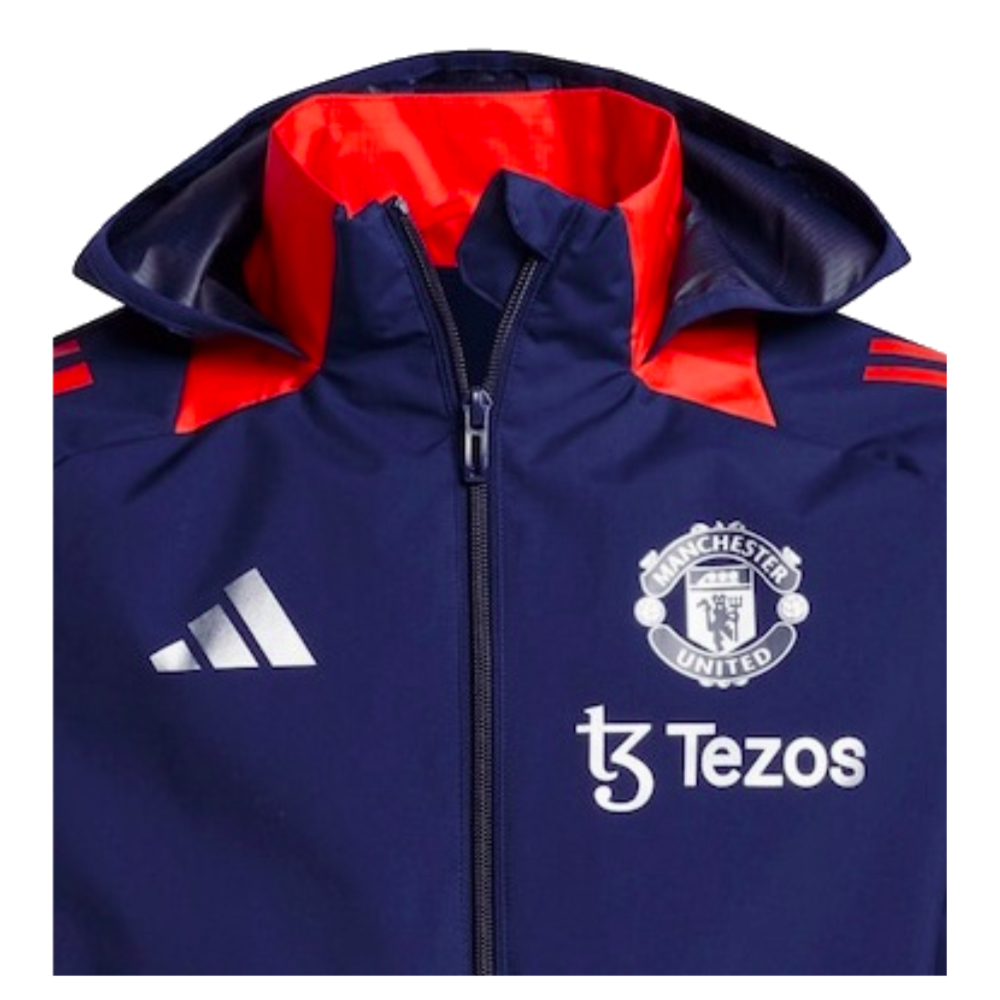 2024-2025 Man Utd Allweather Jacket (Night Indigo)