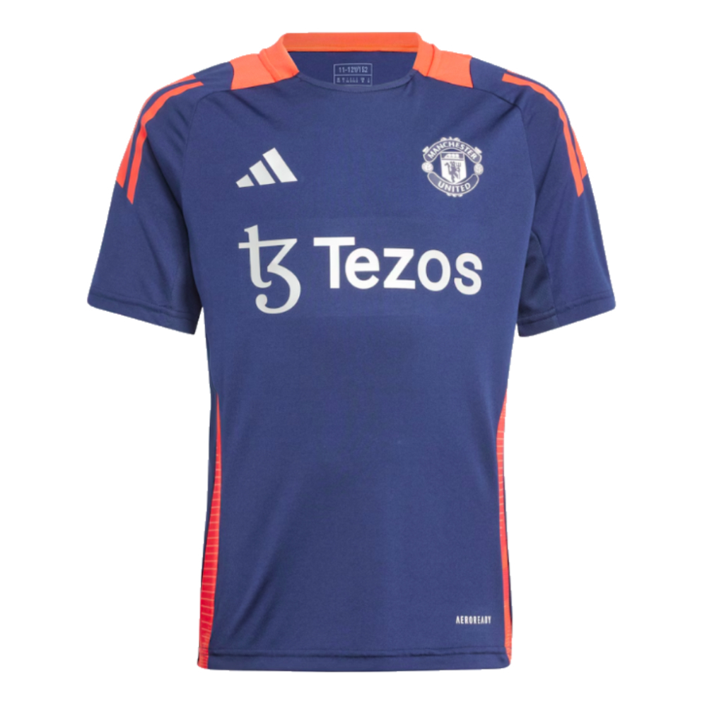 2024-2025 Man Utd Training Jersey (Night Indigo) - Kids (Martinez 6)