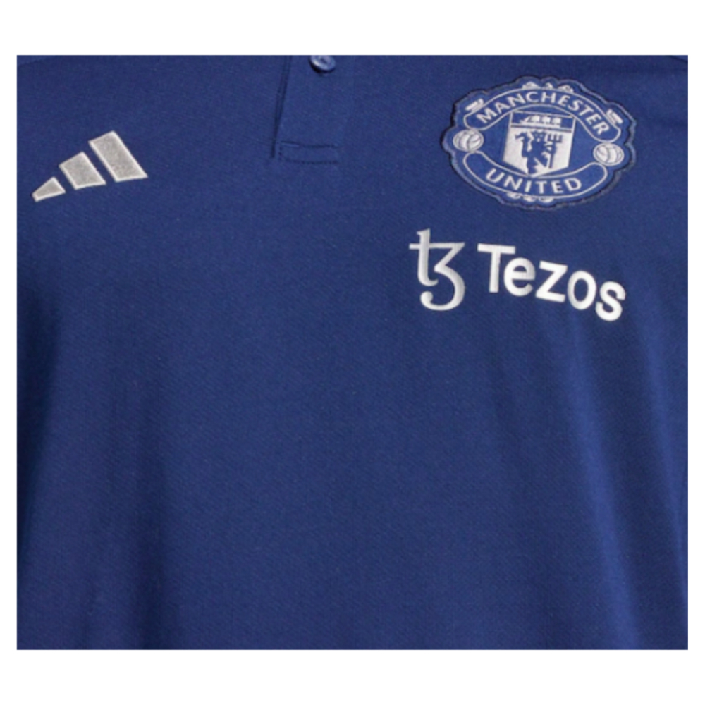 2024-2025 Man Utd Polo Shirt (Night Indigo)