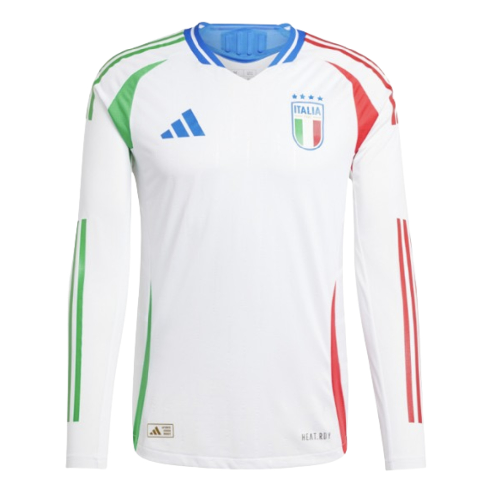 2024-2025 Italy Authentic Long Sleeve Away Shirt (TOLOI 3)