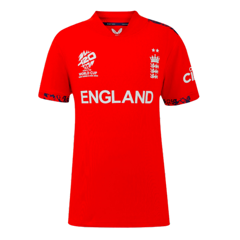 2024 England Cricket World Cup T20 Shirt (Kids) (Your Name)