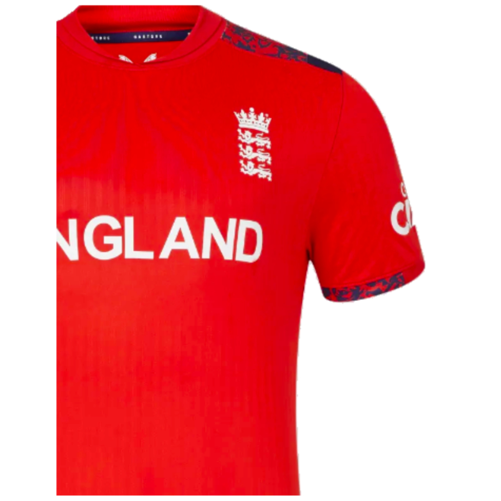 2024 England Cricket T20 Replica S/S T-Shirt - World Cup (Your Name)