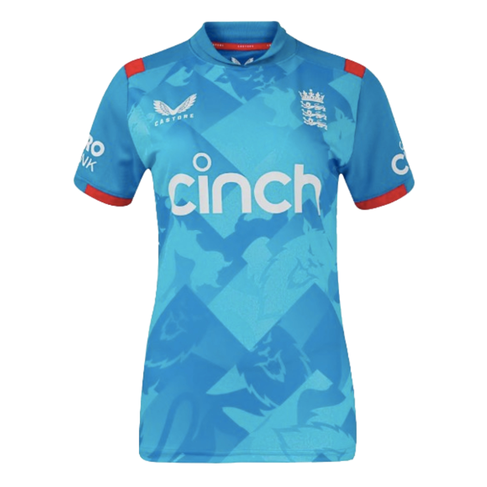 2024-2025 England Cricket ODI Replica S/S T-Shirt (Womens) (Your Name)