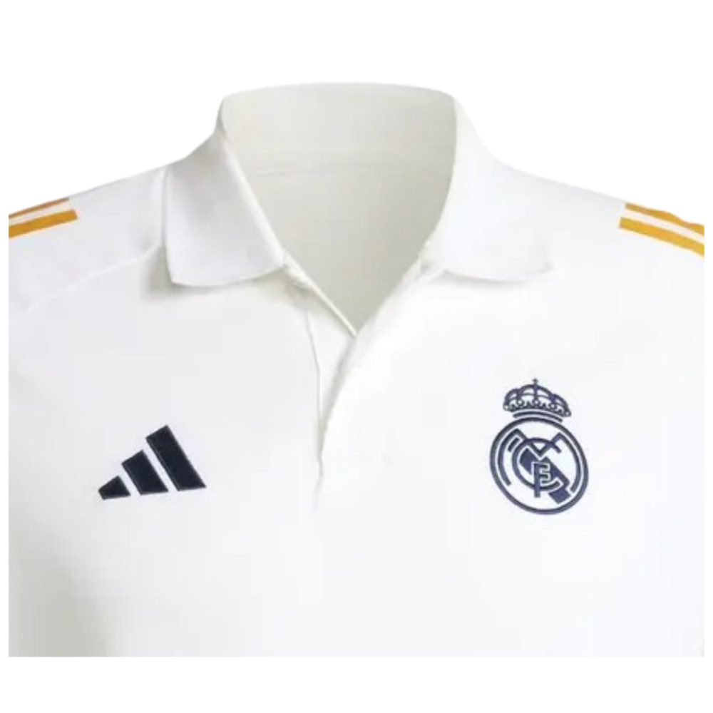 2024-2025 Real Madrid Polo Shirt (White)