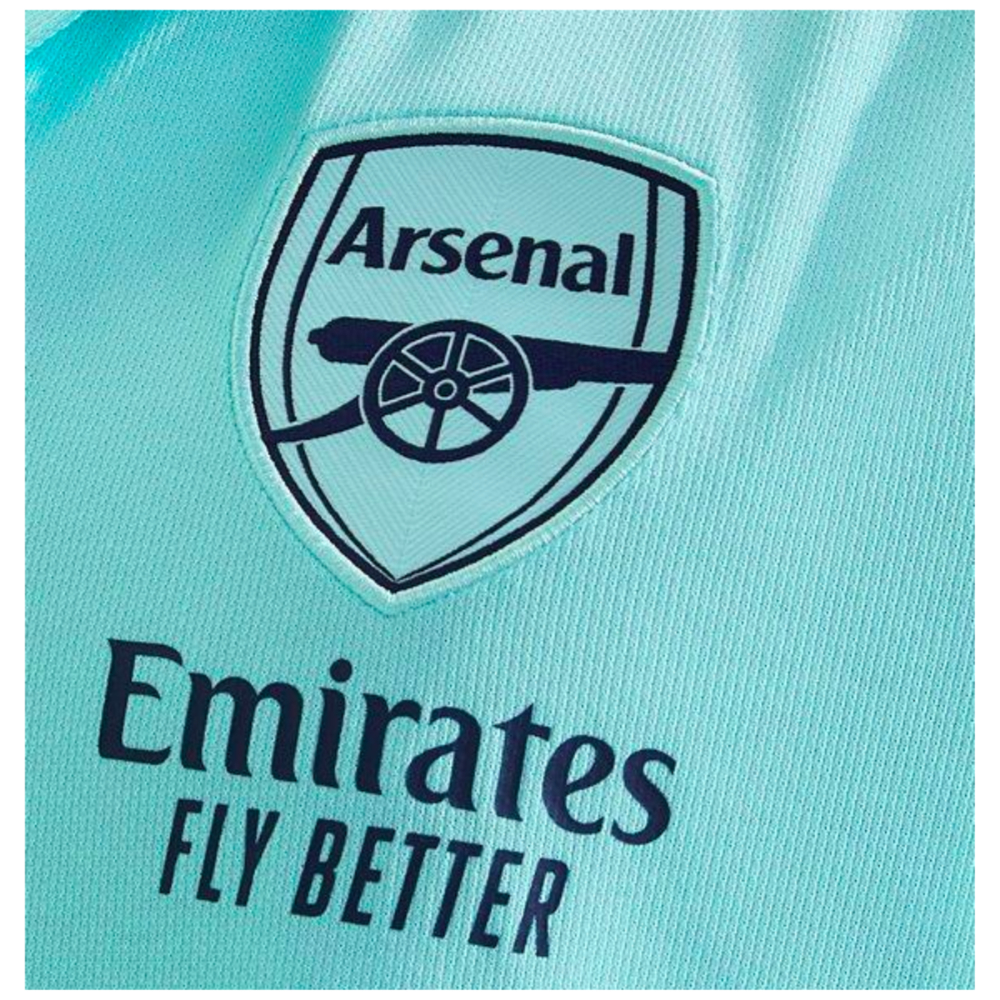 2024-2025 Arsenal Polo Shirt (Clear Aqua)