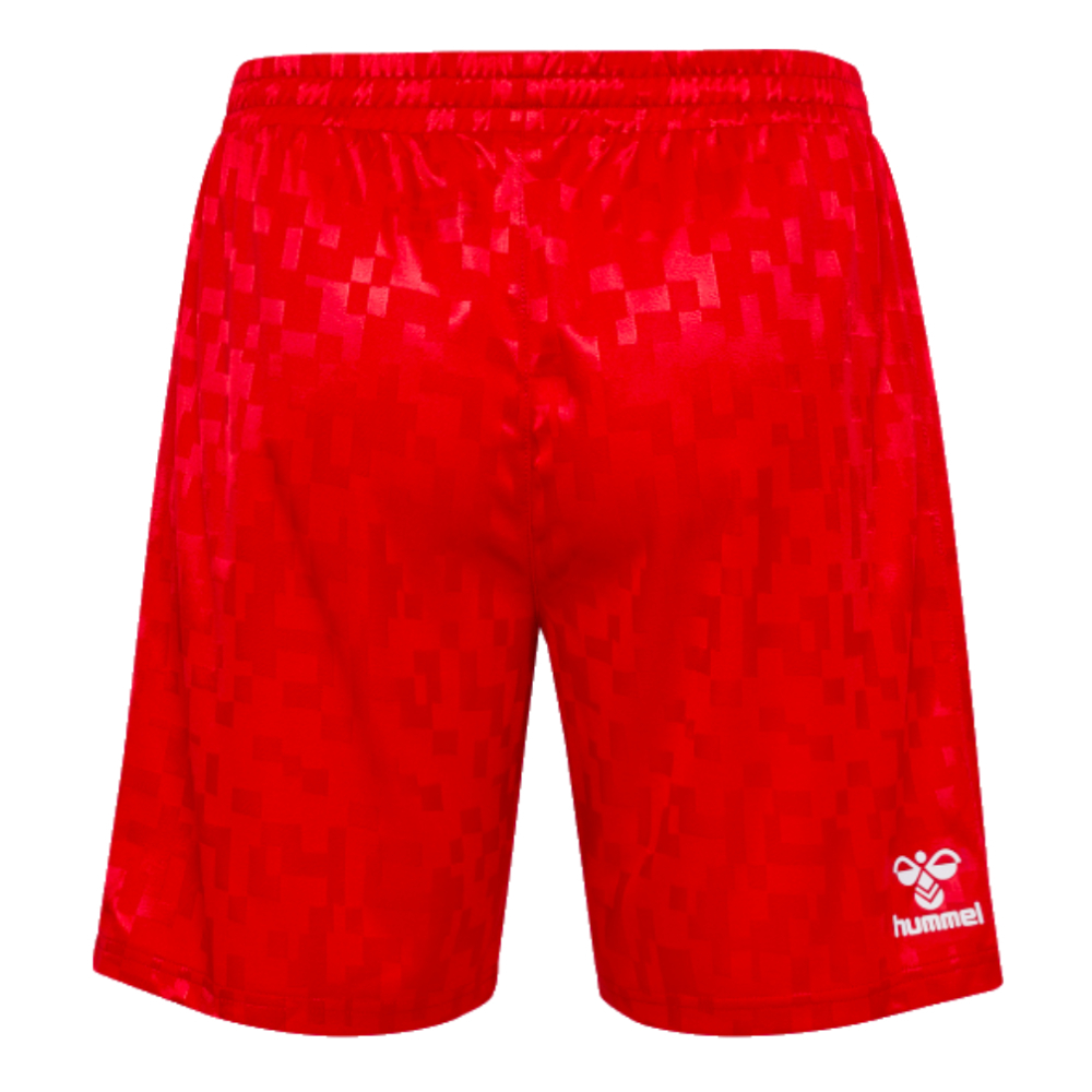 2024-2025 Denmark Away Shorts (Red)