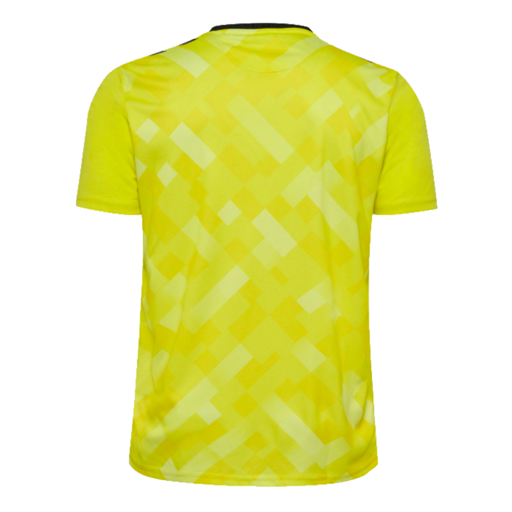 2024-2025 Denmark Home Goalkeeper Shirt (Yellow) (Hermansen 16)