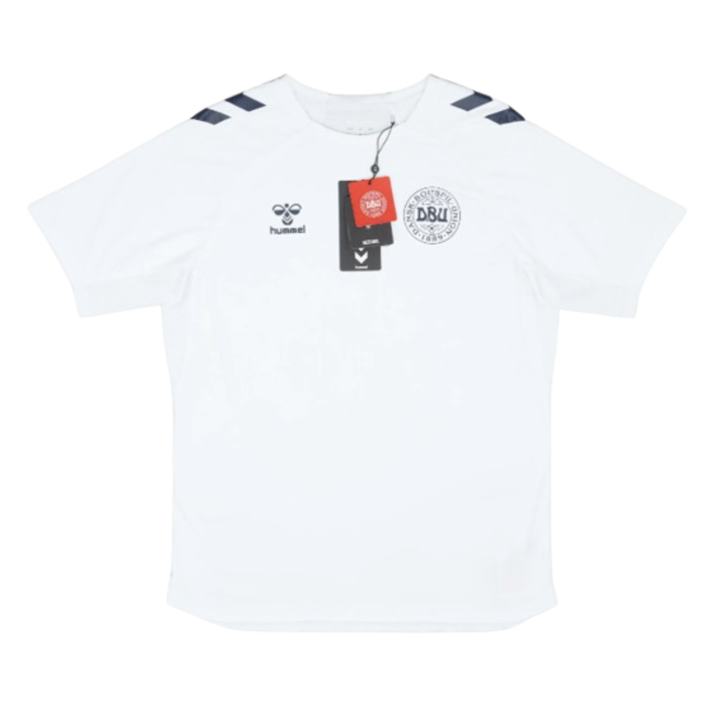 2024-2025 Denmark Training Jersey (White) (Rommedahl 19)