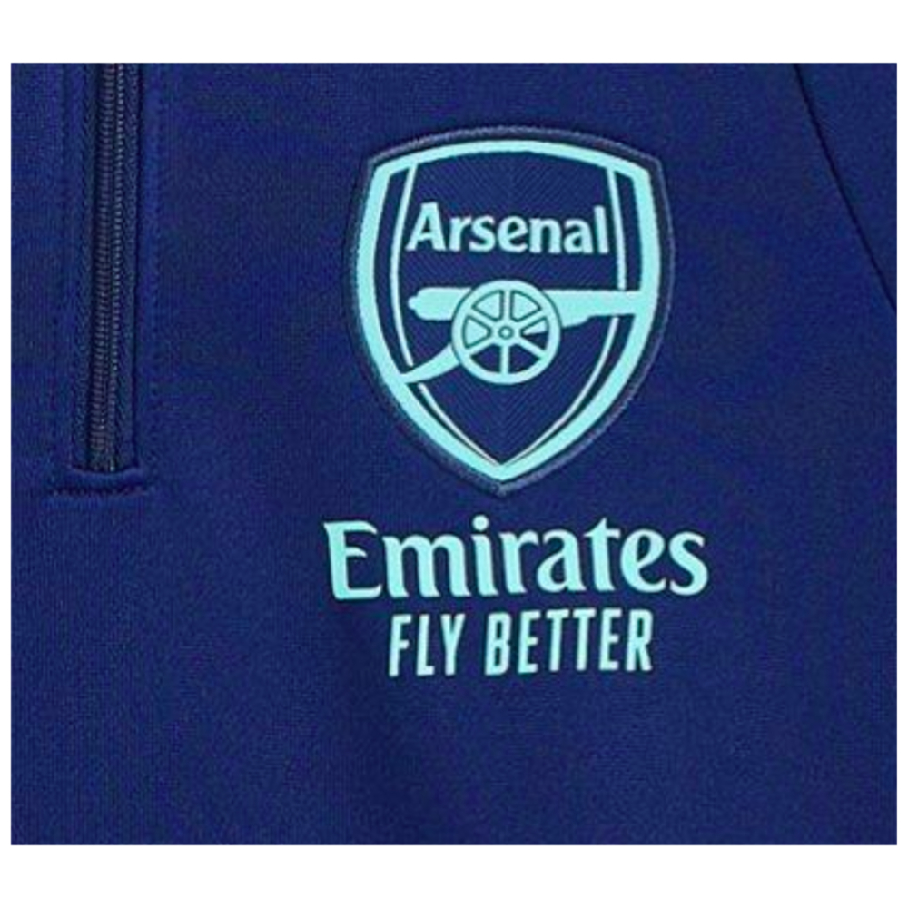 2024-2025 Arsenal Hooded Track Top (Night Sky) - Kids