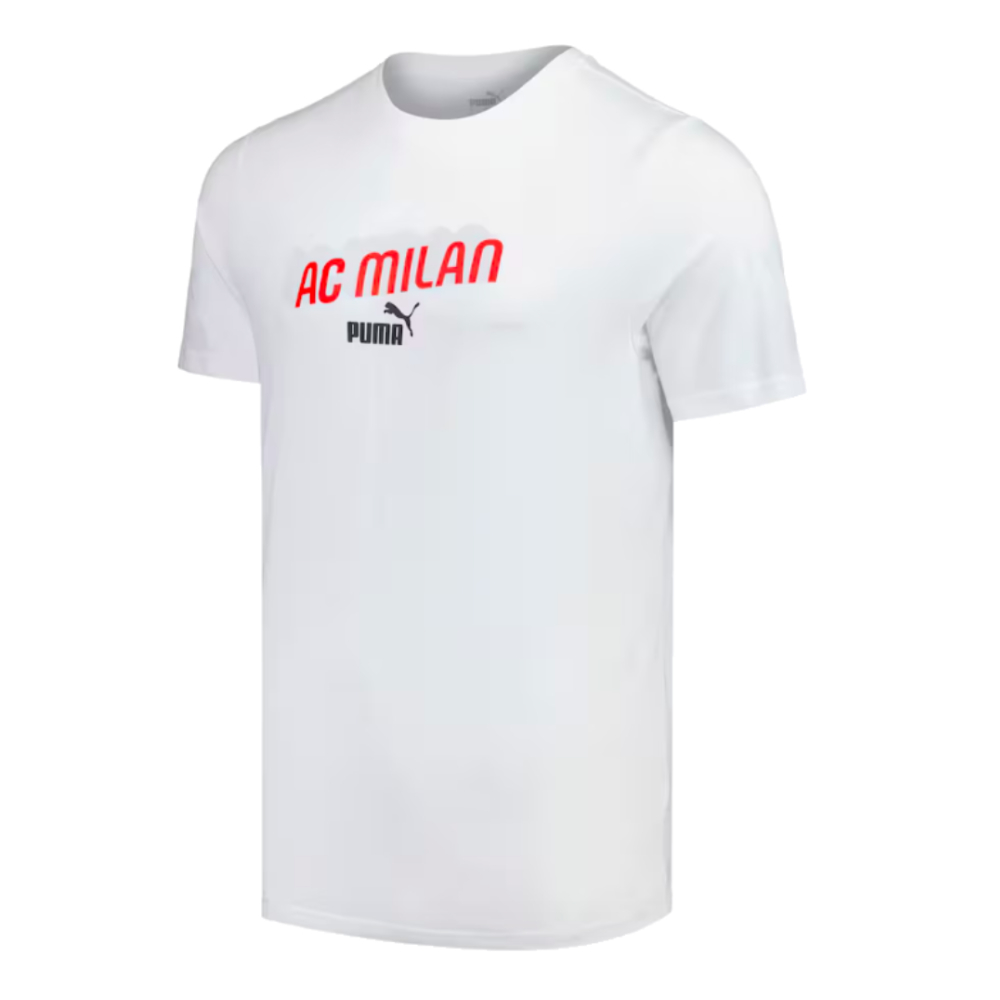 2024-2025 AC Milan ftblCulture Tee (White) (Your Name)