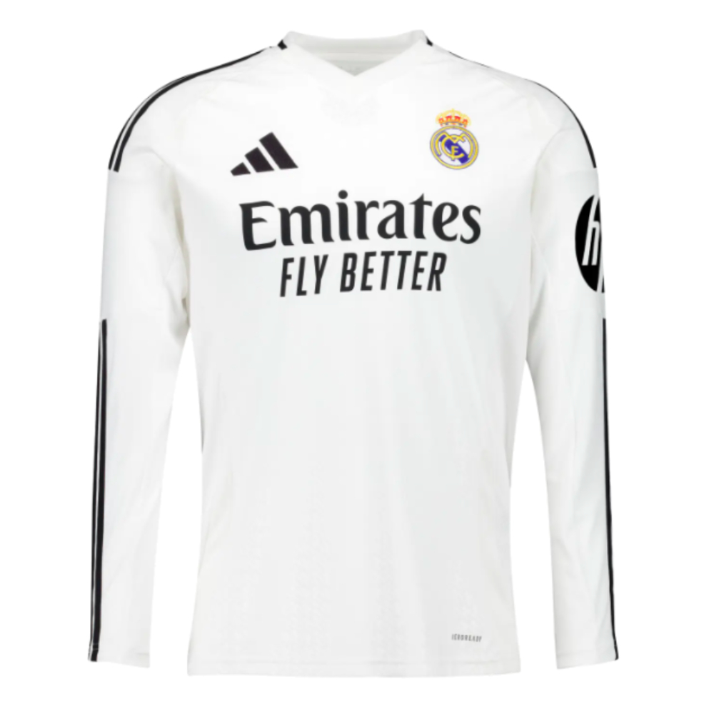 2024-2025 Real Madrid Long Sleeve Home Shirt (Sergio Ramos 4)