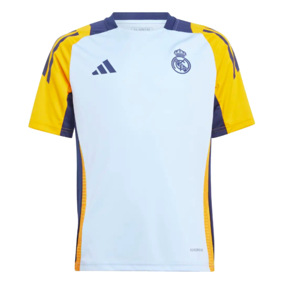 2024-2025 Real Madrid Training Shirt (Glow Blue) - Kids (Lucas V. 17)