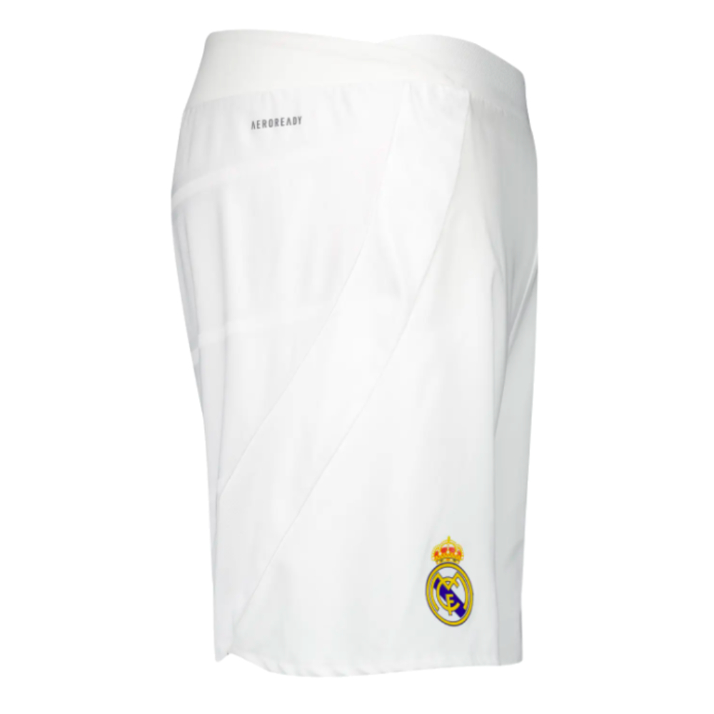 2024-2025 Real Madrid Authentic Home Shorts (White)