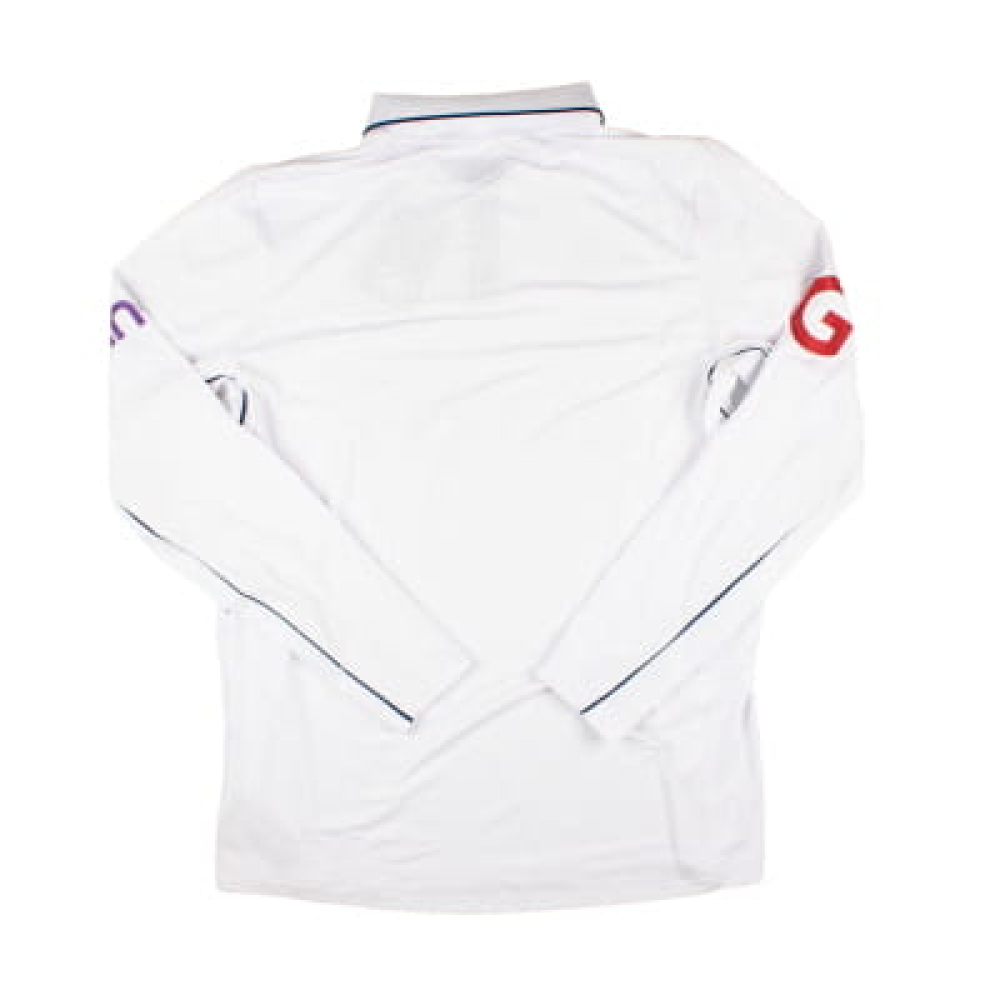 2024-2025 England Test Cricket Pro LS Shirt (White)