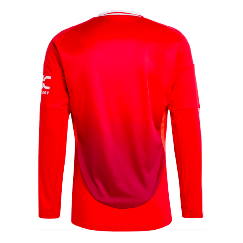 2024-2025 Man Utd Long Sleeve Home Shirt (Cantona 7)