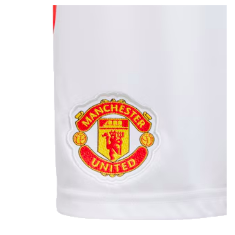 2024-2025 Man Utd Home Shorts (White) - Kids