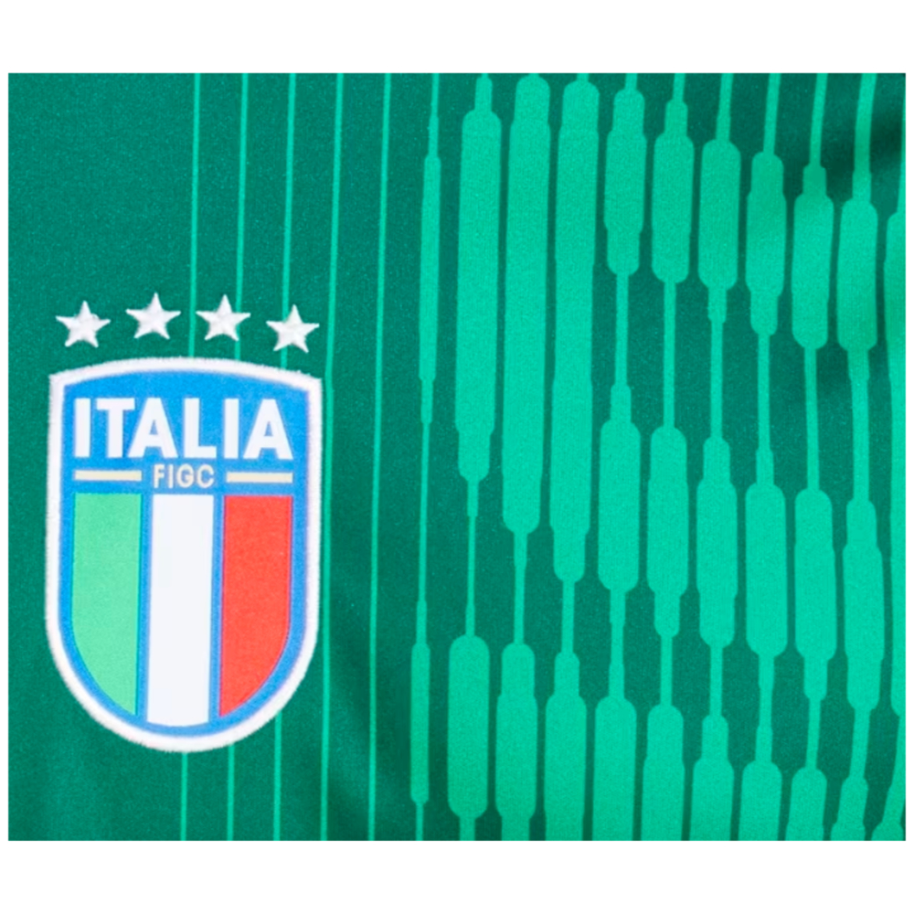 2024-2025 Italy Pre-Match Shirt (Green) (R.BAGGIO 10)