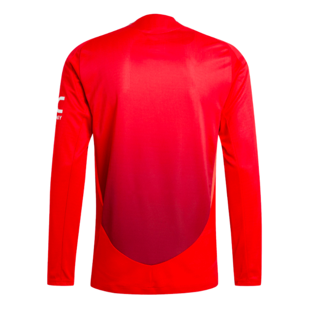 2024-2025 Man Utd Authentic Long Sleeve Home Shirt (Varane 19)