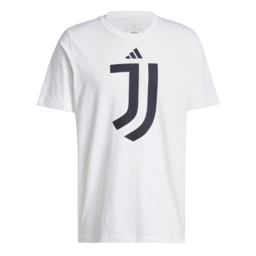 2024-2025 Juventus DNA Graphic Tee (White) (Douglas Luiz 26)