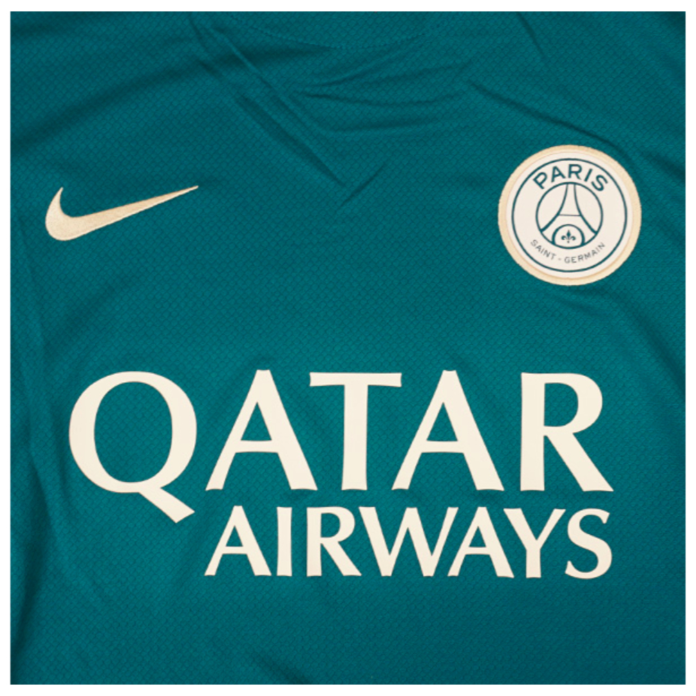 2024-2025 PSG Strike Dri-Fit Training Shirt (Teal) (Hakimi 2)