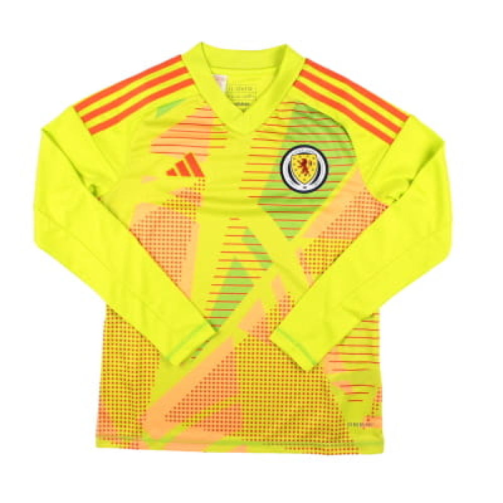 2024-2025 Scotland Home Goalkeeper Shirt (Yellow) - Kids (Your Name)