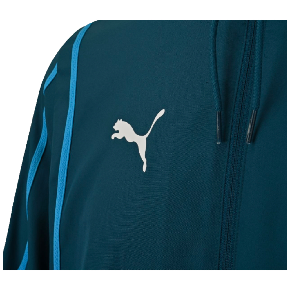 2024-2025 Marseille Prematch Woven Jacket (Blue)