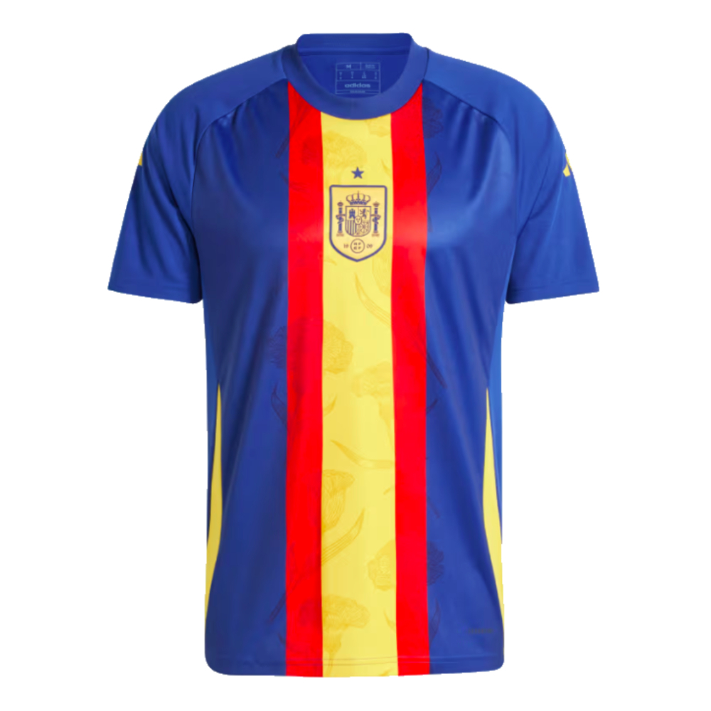 2024-2025 Spain Pre-Match Shirt (Victory Blue) (Merino 6)