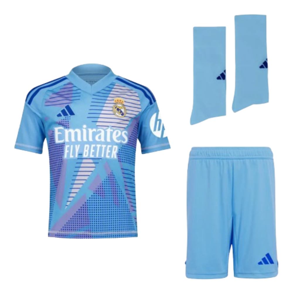 2024-2025 Real Madrid Home Goalkeeper Youth Kit (Navas 1)