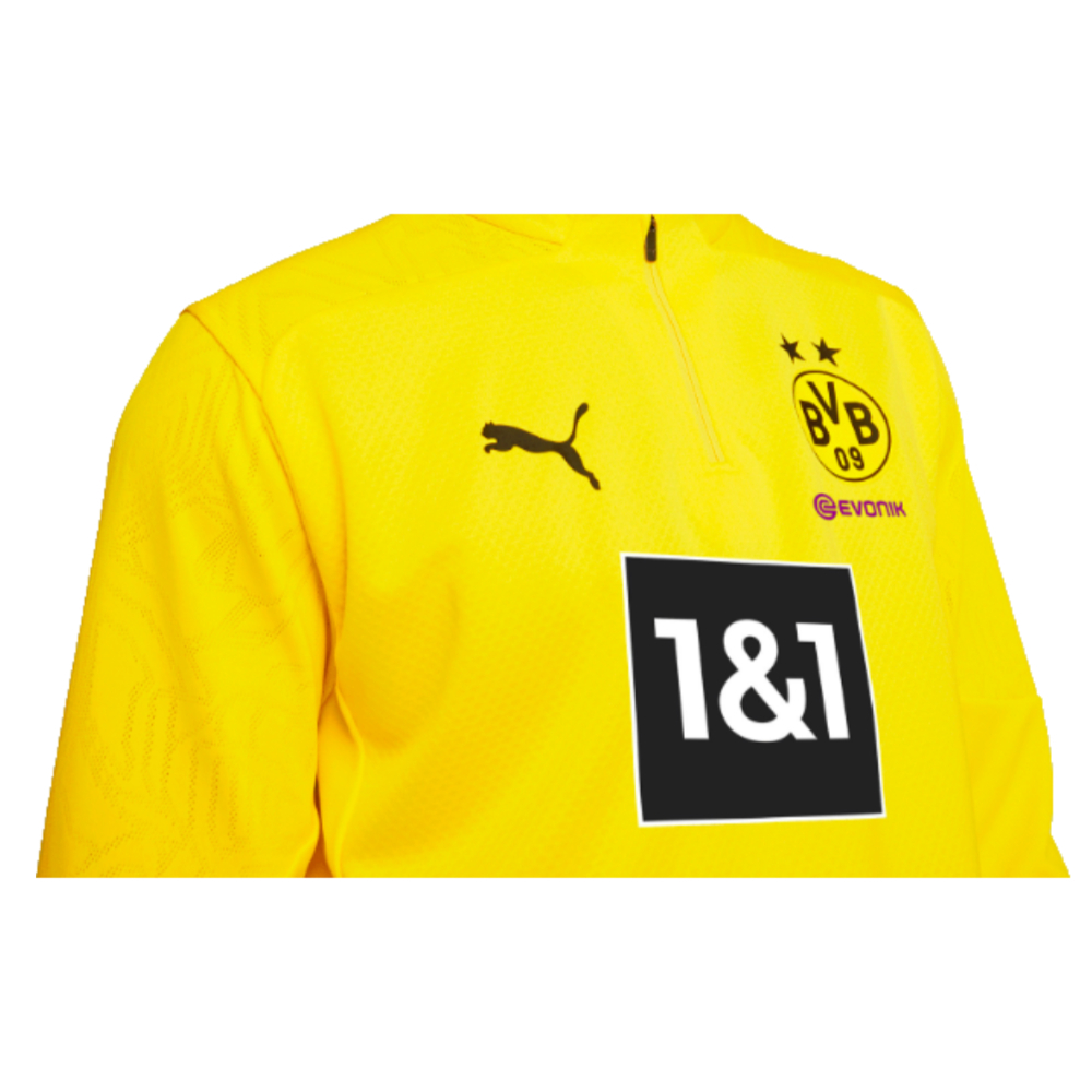 2024-2025 Borussia Dortmund Training 1/4 Zip Top (Yellow)